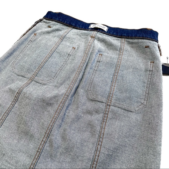 Madewell Denim Button Down Skirt - Picture 7 of 10